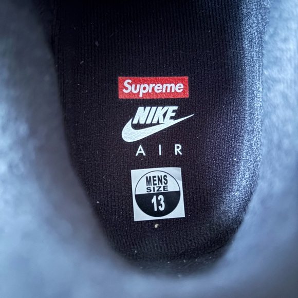 Nike Air Force 1 Low Supreme Black Size 13 AF 1 SUPREME CU9225-001